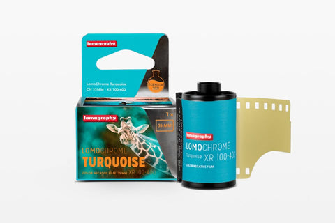 2021 LomoChrome Turquoise 35 mm ISO 100–400 Color Negative Film (36 Exposures)